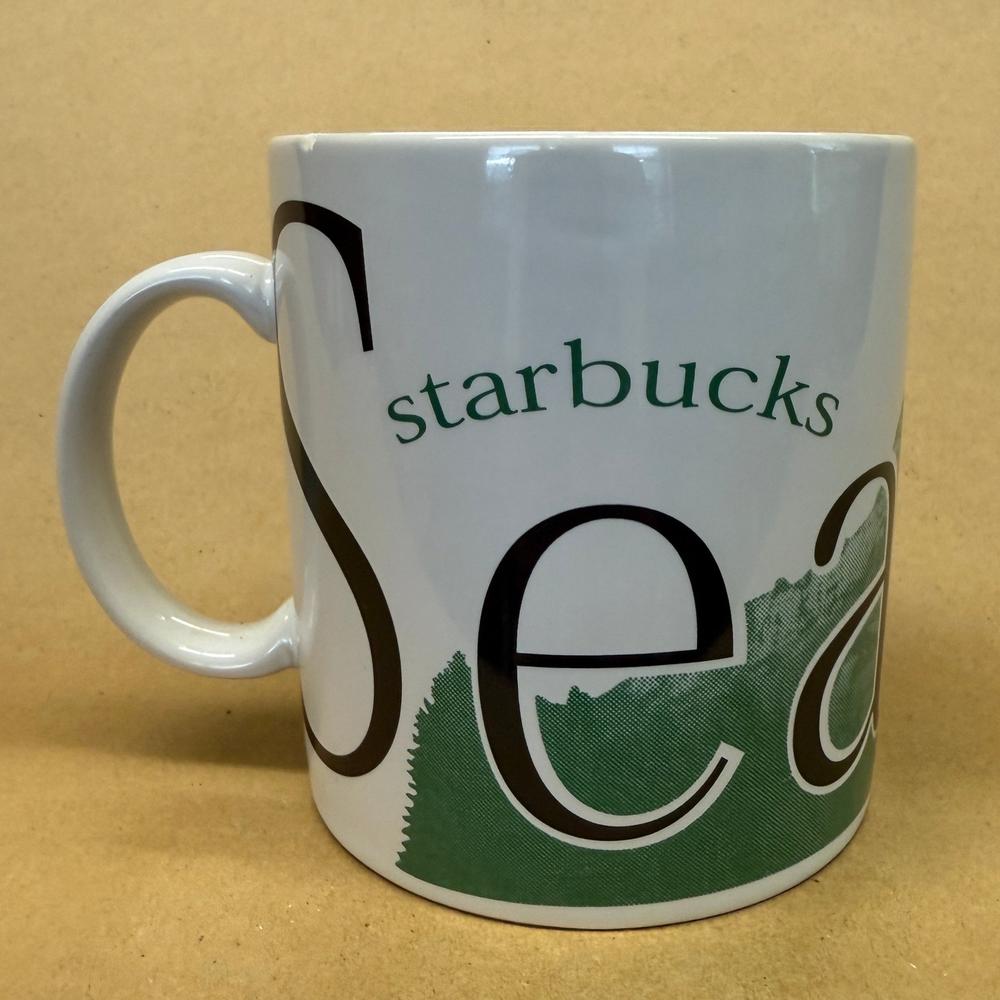 Starbucks City Mug Series Seattle Mt. Rainer Mug-1994