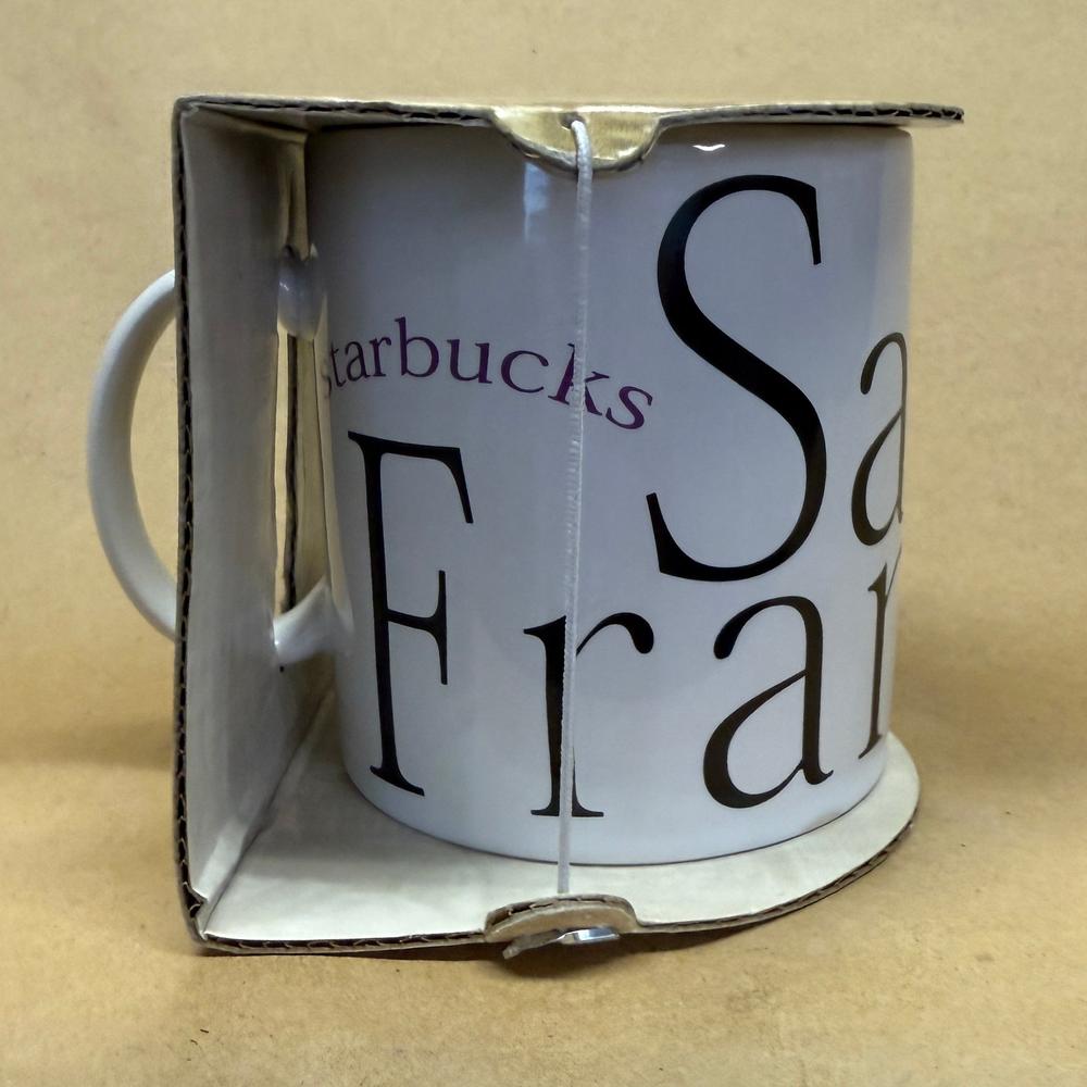 Starbucks City Mug Series San Francisco Streetcar Mug NIB-1994