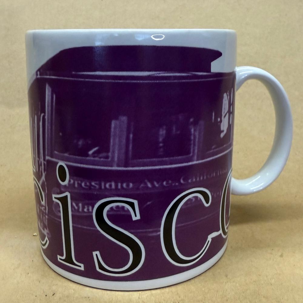 Starbucks City Mug Series San Francisco Streetcar Mug NIB-1994