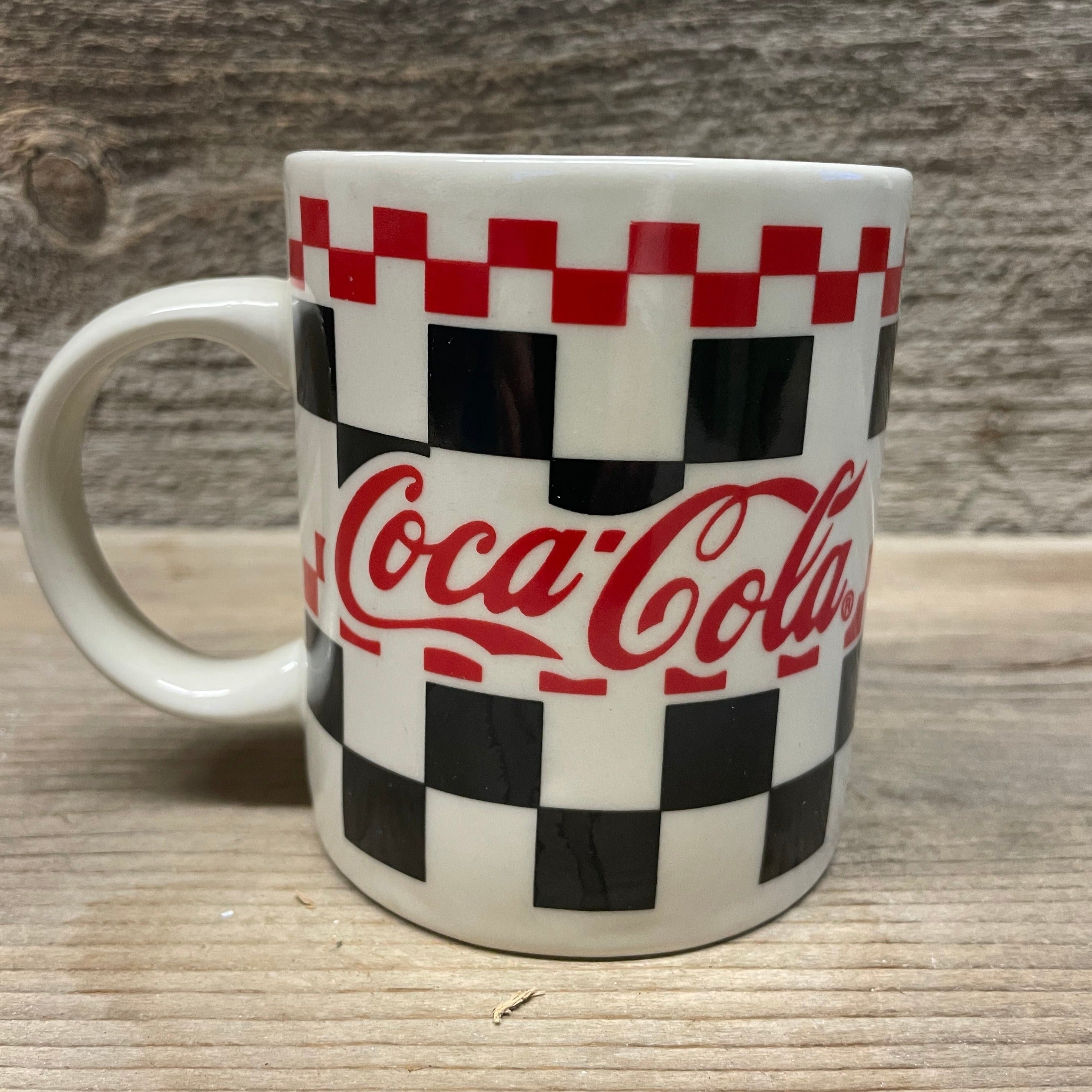 Gibson Coca Cola Checkerboard Graphic Mug-1999