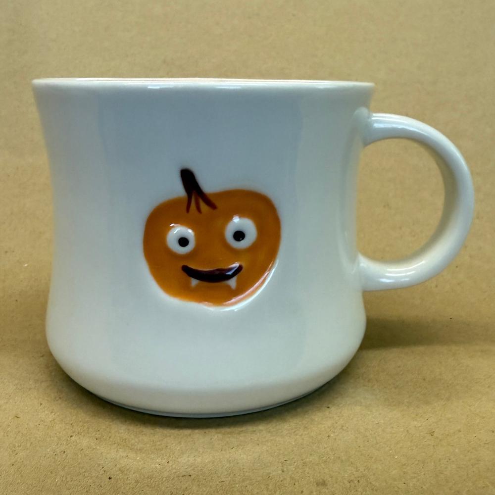 Starbucks Halloween Pumpkin Vampire Fangs Mug-2006