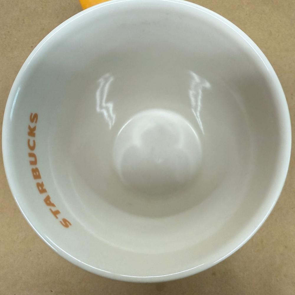 Starbucks Plaid Yellow Orange Green Mug-2006