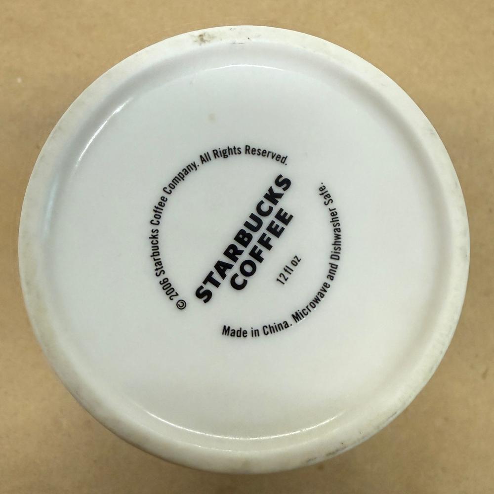 Starbucks Tall Springtime Yellow Floral Mug-2006