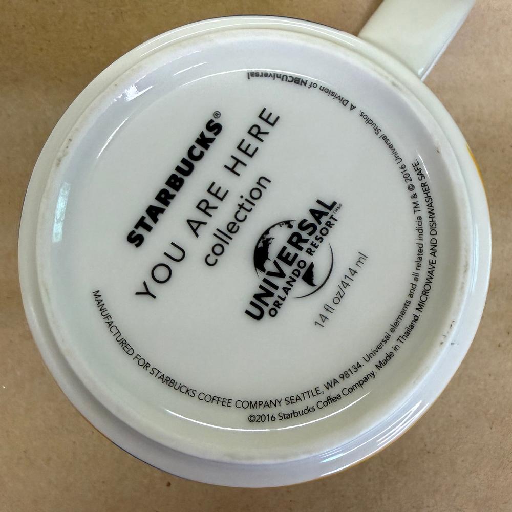 Starbucks You Are Here Series Universal Orlando Resort Mug-2016