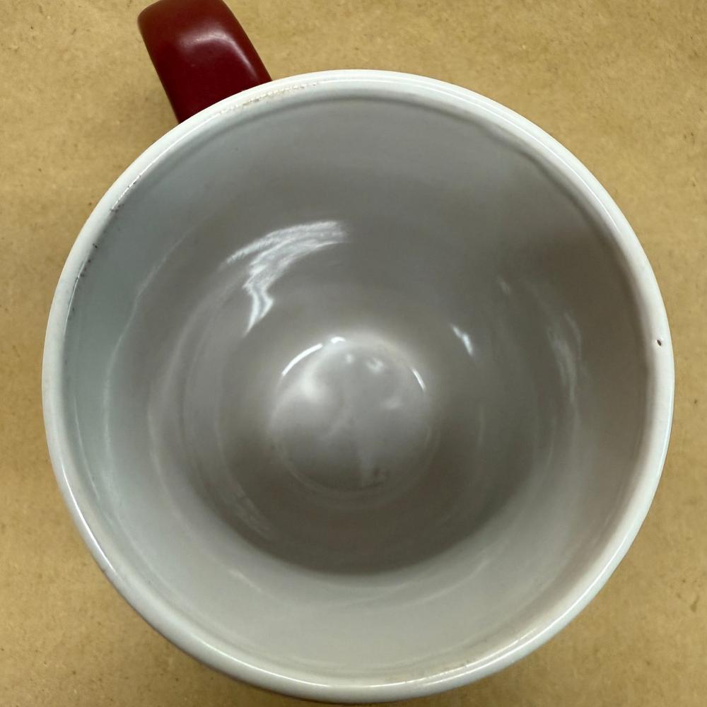 Starbucks Tall Maroon with White Logo Matte Mug-2008