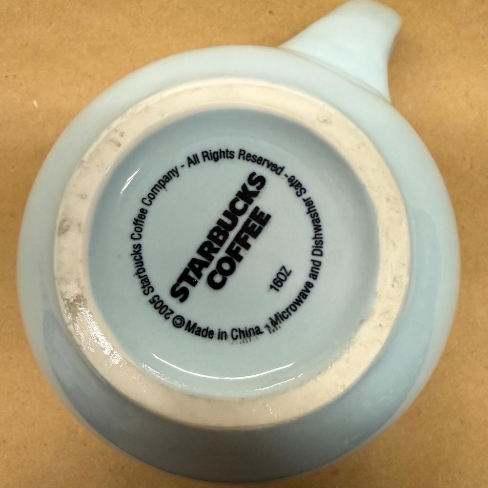 Starbucks Chubby Light Blue Mug-2005