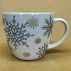 Starbucks Gold Silver Snowflakes Mug-2009