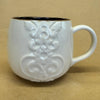 Starbucks Raised Motif Ivory Dark Brown Interior Mug-2013