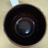 Starbucks Raised Motif Ivory Dark Brown Interior Mug-2013