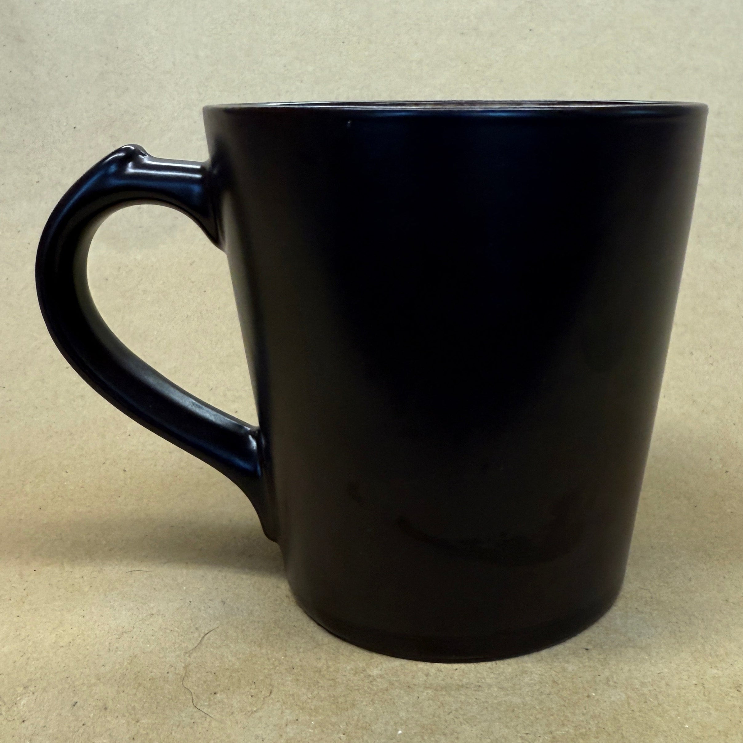 Caribou Coffee Brown with Light Brown Inside Mug