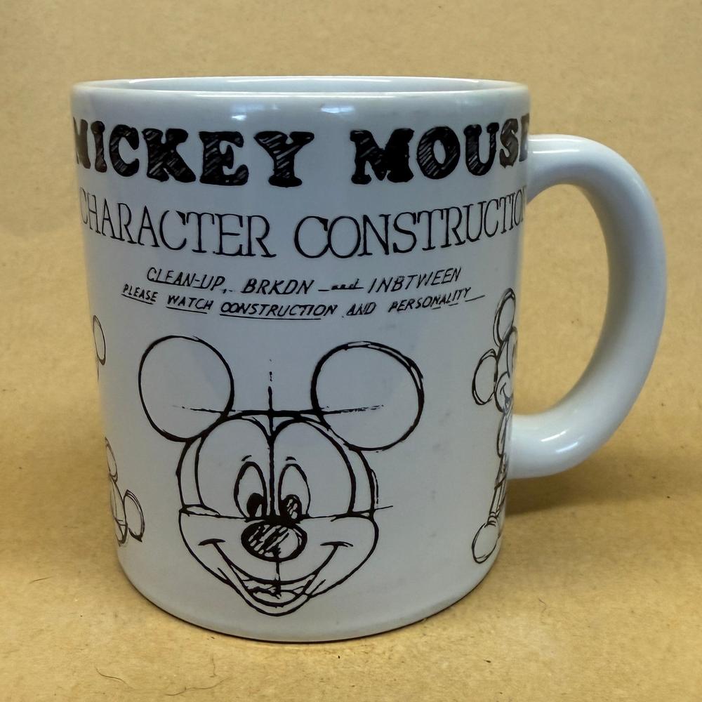 Disney Parks Mickey Mouse Character Construction Illustration Mug