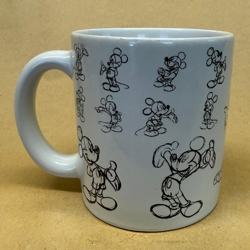 Disney Parks Mickey Mouse Character Construction Illustration Mug