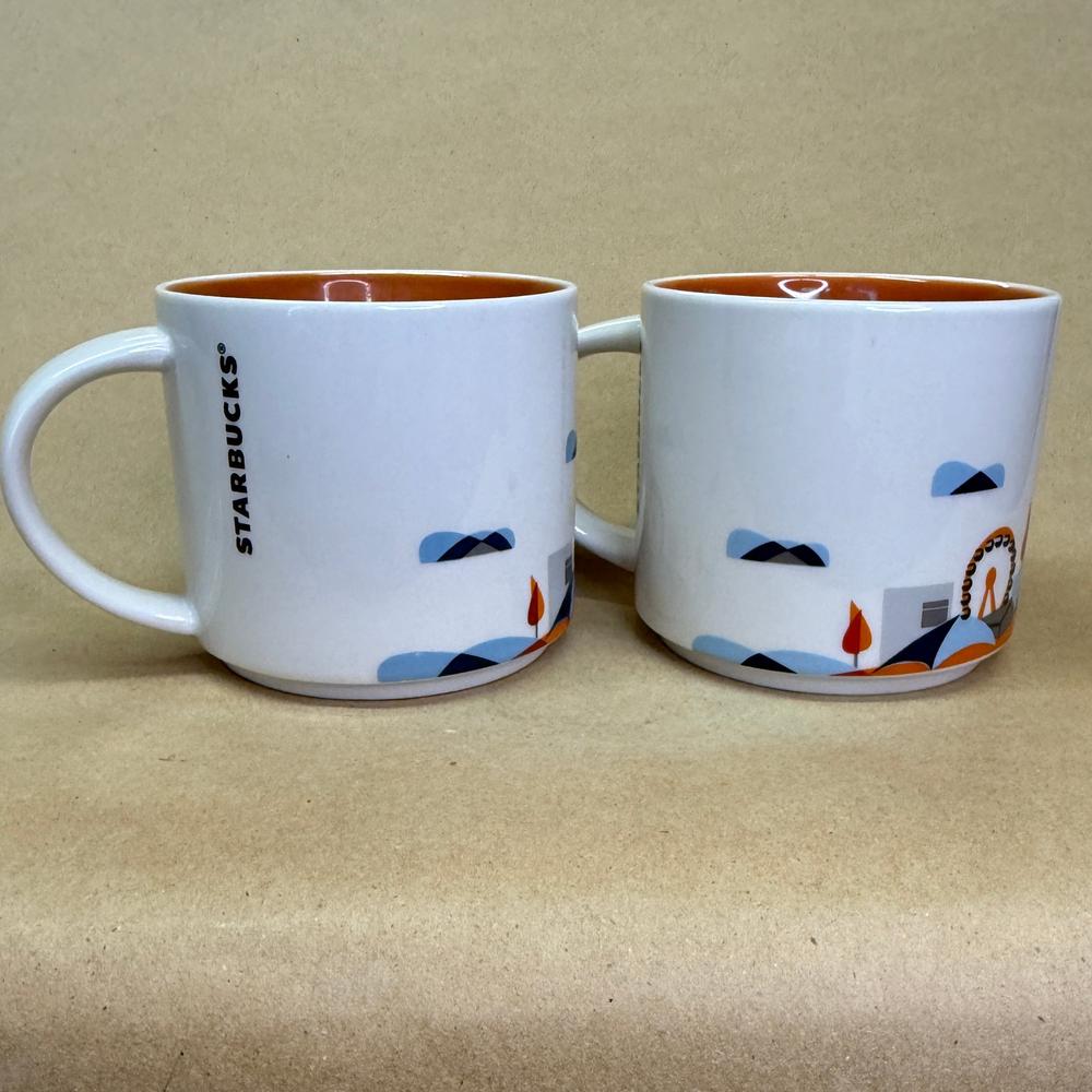 Starbucks You Are Here Series Chicago Mugs Pair-2013