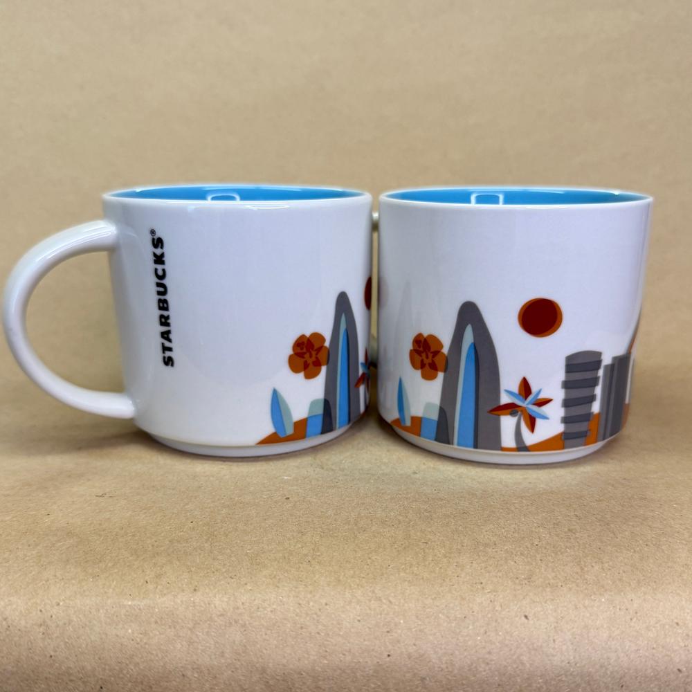 Starbucks You Are Here Series Hawaii Mugs Pair-2015