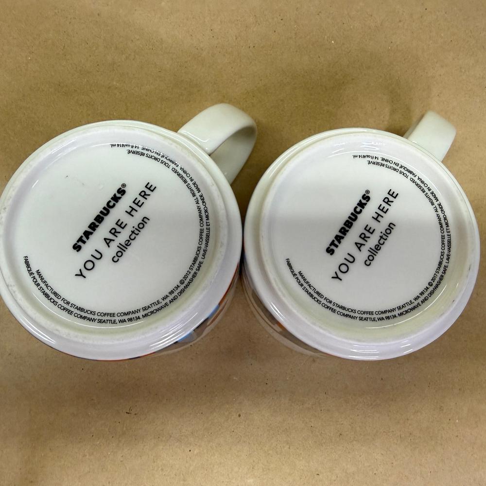 Starbucks You Are Here Series Hawaii Mugs Pair-2015