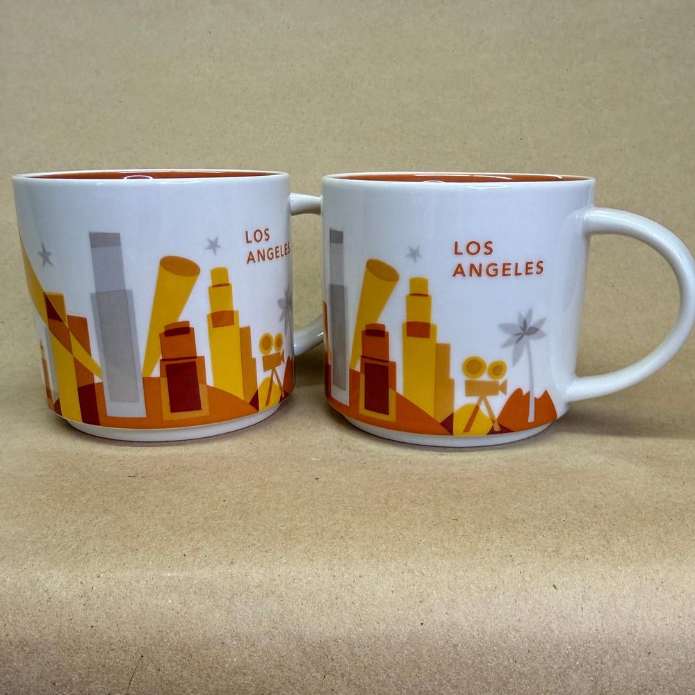 Starbucks You Are Here Series Los Angeles Mugs Pair-2017