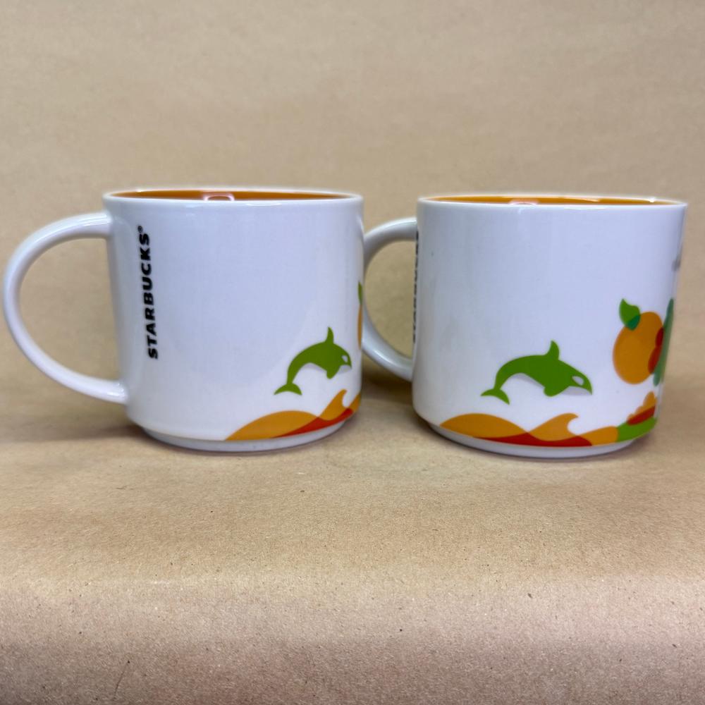Starbucks You Are Here Series Orlando Mugs Pair-2014