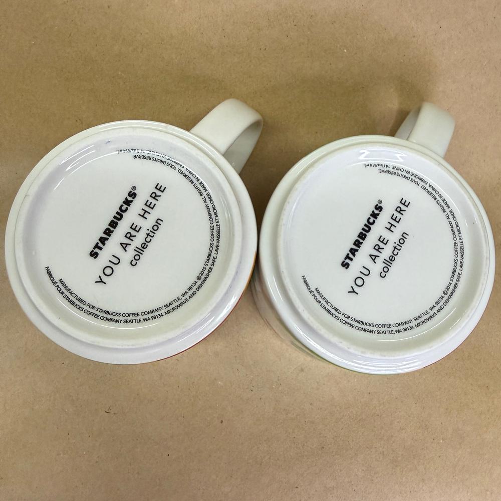 Starbucks You Are Here Series Orlando Mugs Pair-2014