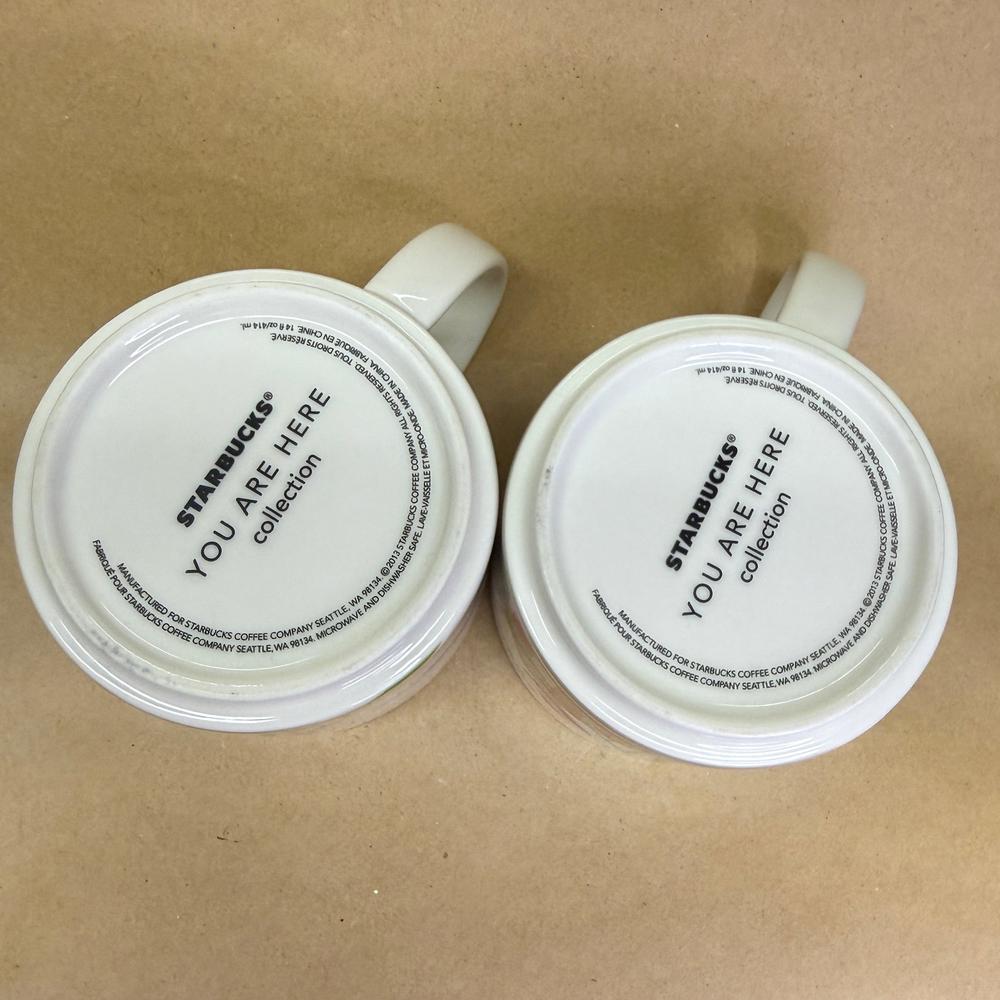 Starbucks You Are Here Series Portland Mugs Pair-2022