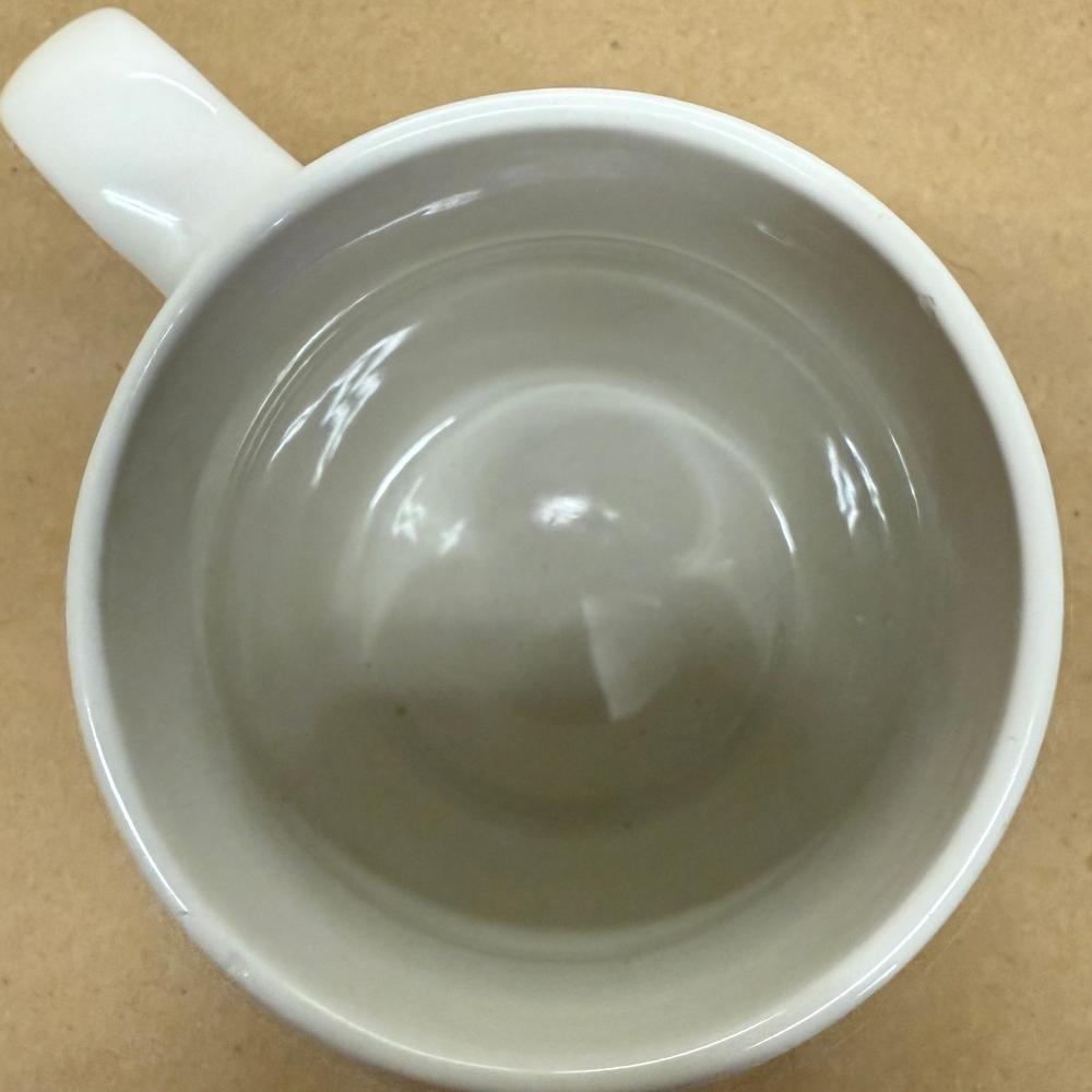 Starbucks White with Metal Bottom Mug-2004