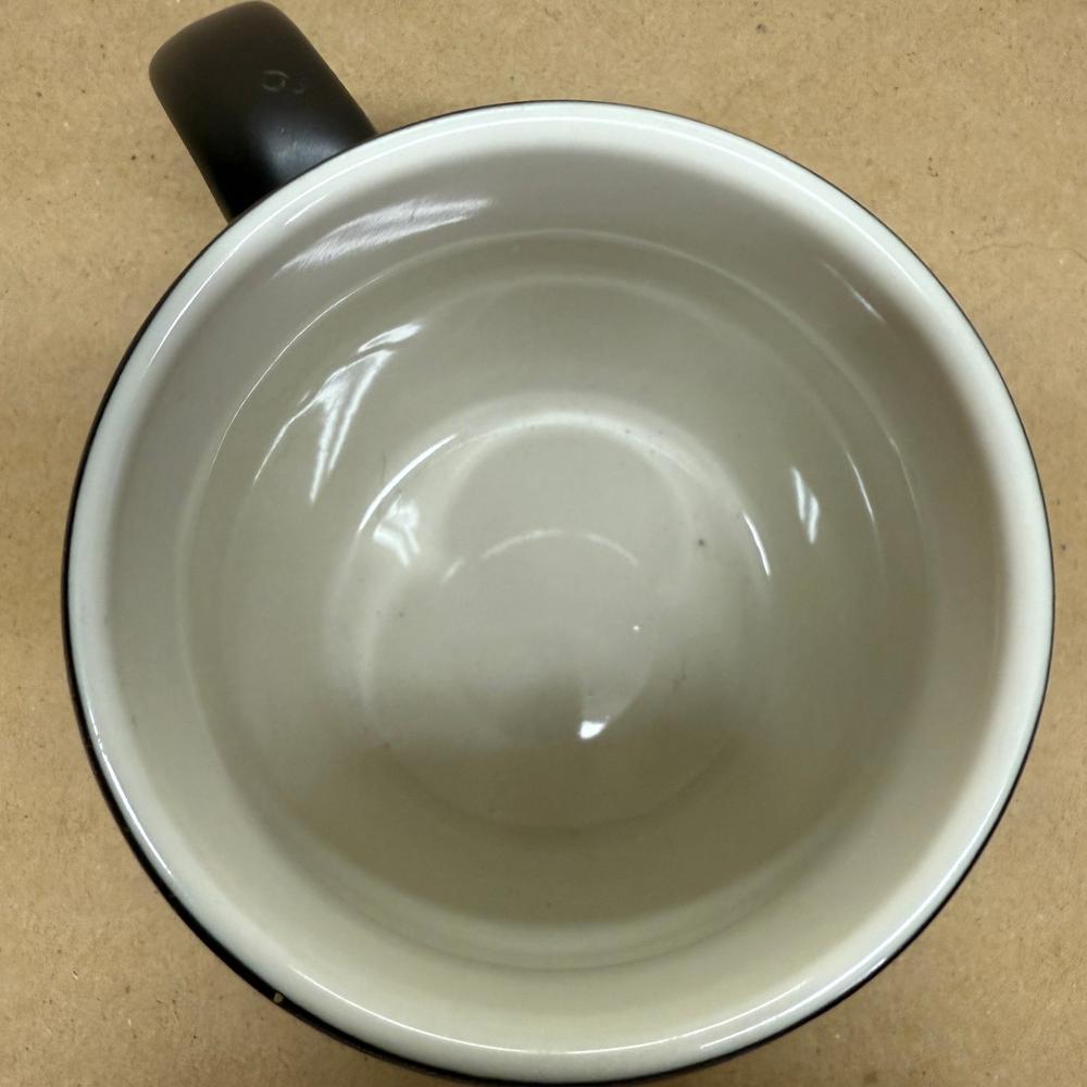 Starbucks Black with Extra Large Etched Siren Mug-2011