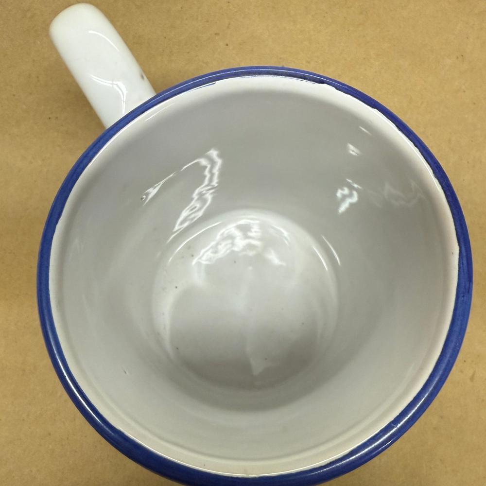 Starbucks Sberna Deruta Italy Christmas Tree Hand Painted Mug