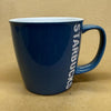 Starbucks Blue with Vertical Etched Logo Mug-2010