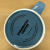 Starbucks Blue with Vertical Etched Logo Mug-2010