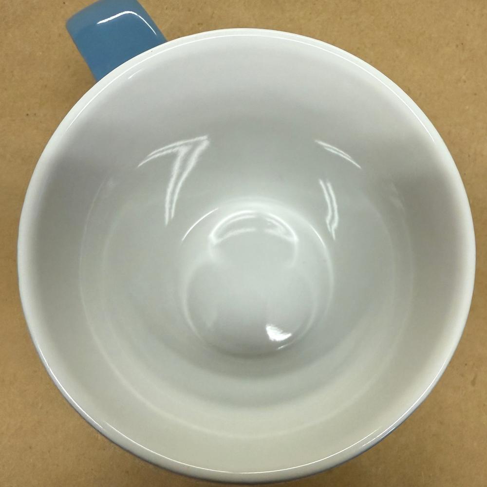 Starbucks Blue with Vertical Etched Logo Mug-2010