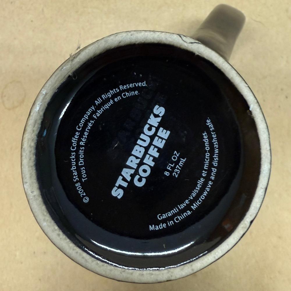 Starbucks Black with Full Siren Logo Mug-2008