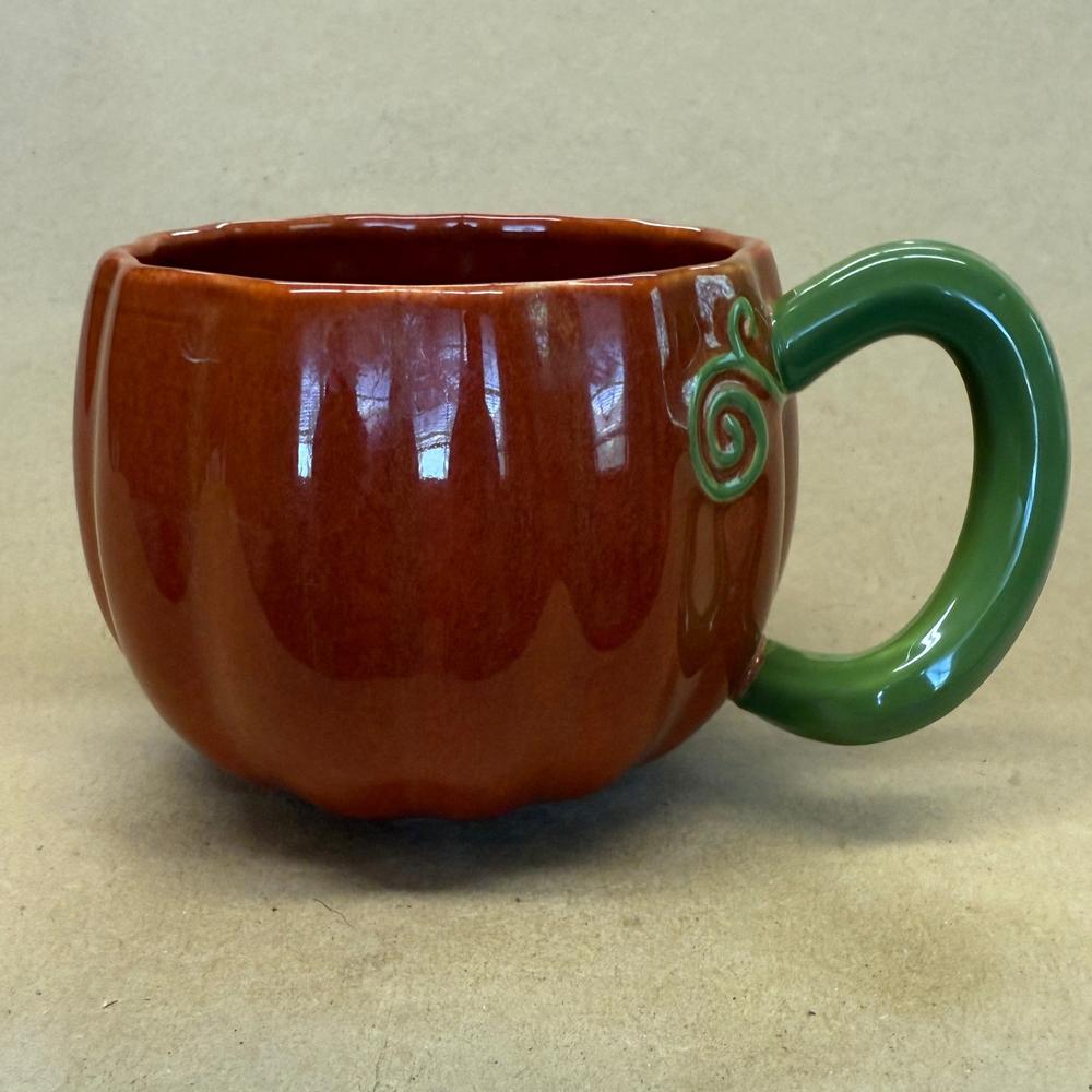 Starbucks Pumpkin Twisted Vine Handle Mug-2007