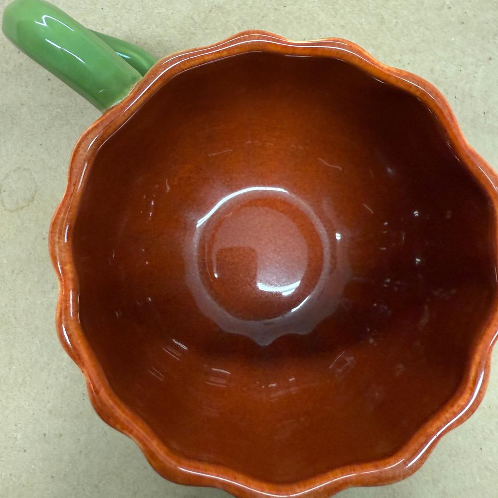 Starbucks Pumpkin Twisted Vine Handle Mug-2007