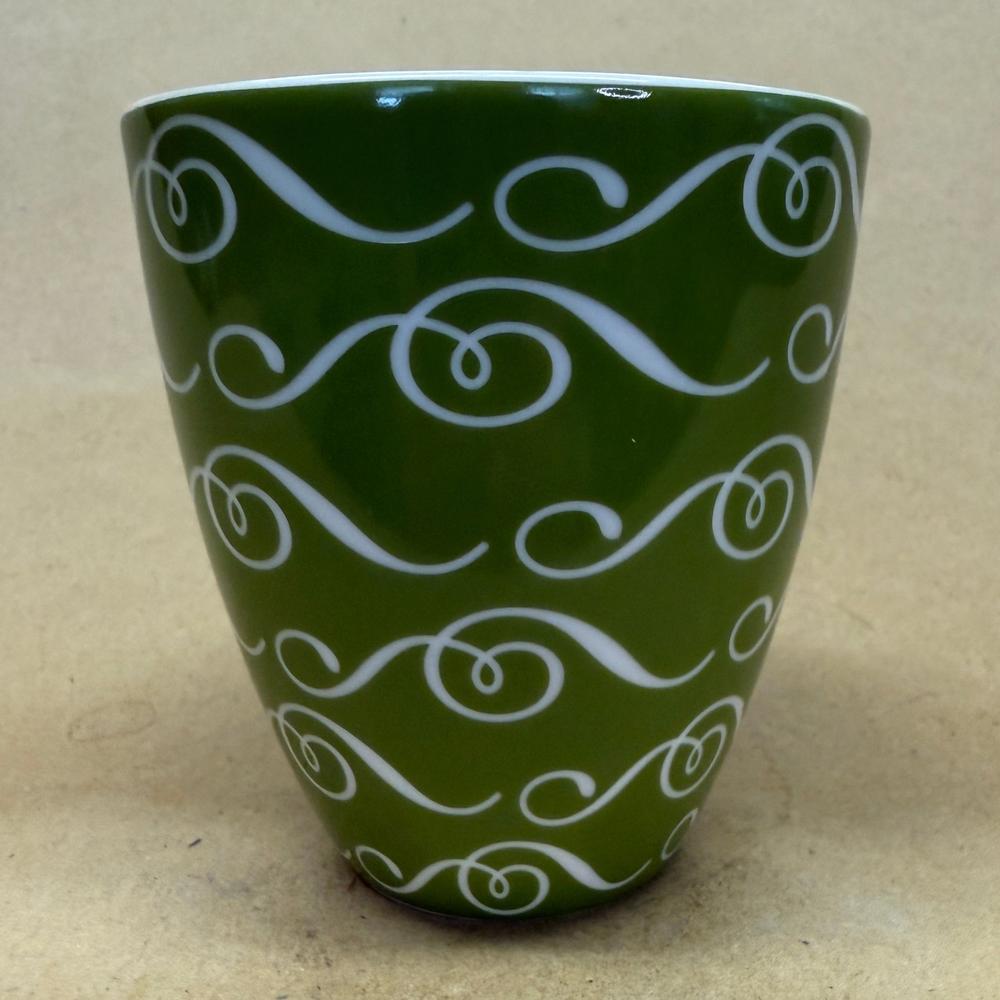 Starbucks Green New Bone China No Handle Mug-2010