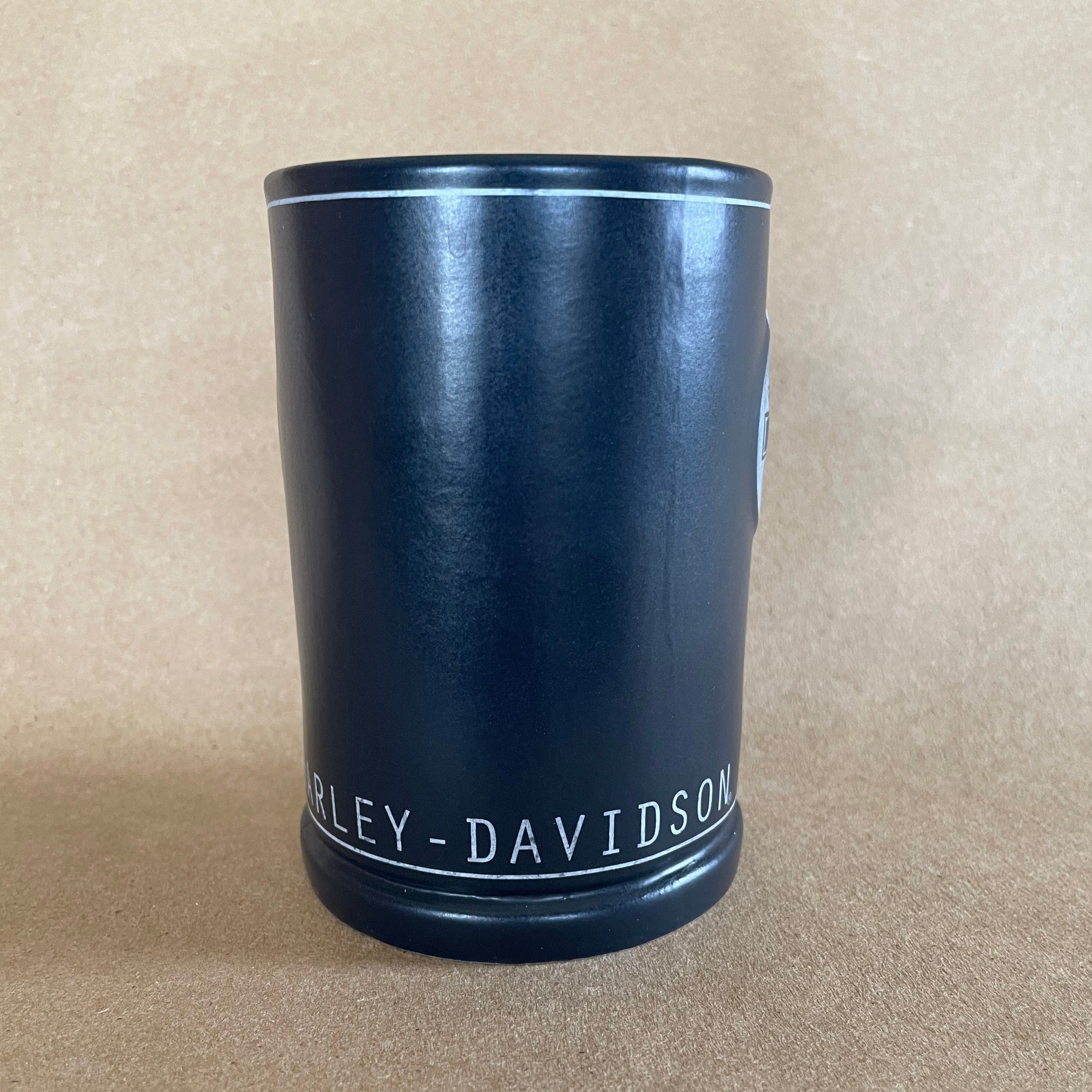 Harley Davidson Russ Berrie Black Grey 3D Logo Mug-2009