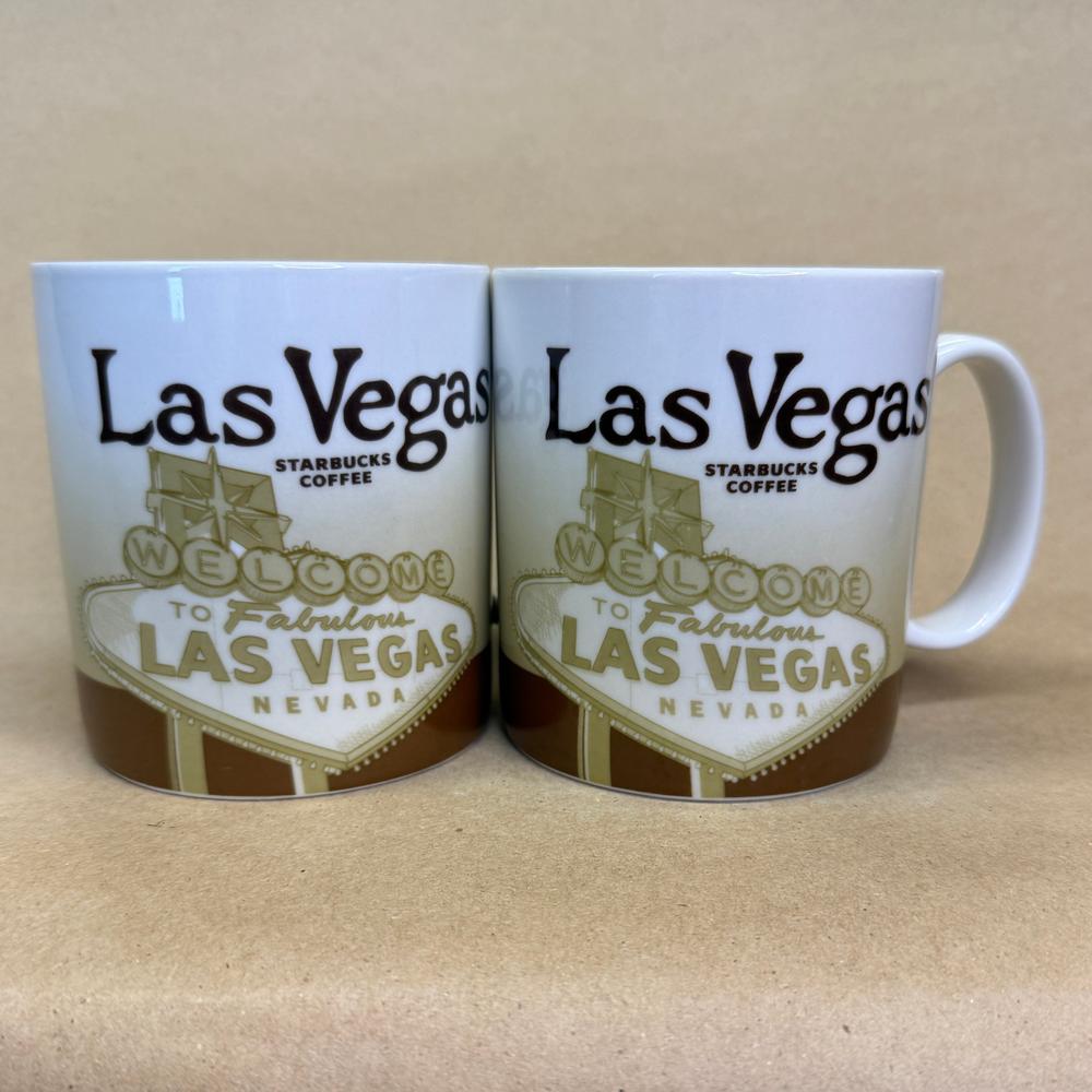 Starbucks Global Icon Las Vegas Mugs Pair-2009