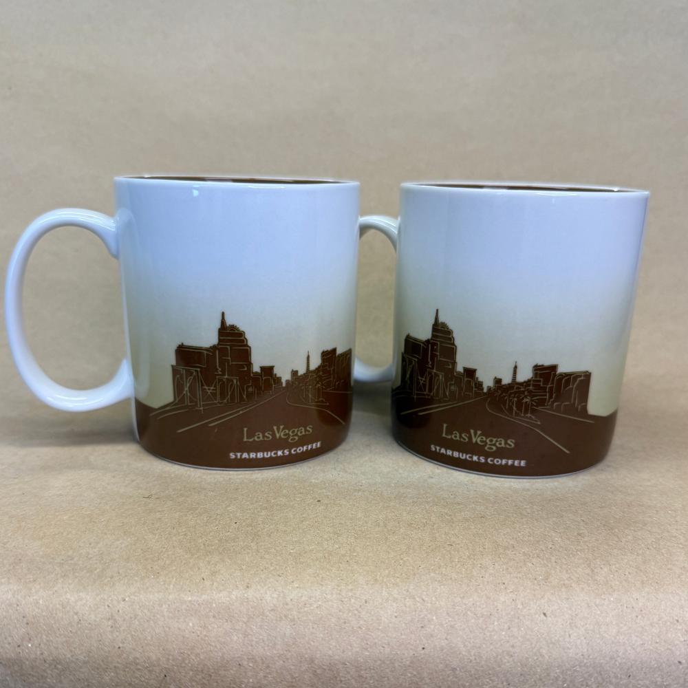 Starbucks Global Icon Las Vegas Mugs Pair-2009