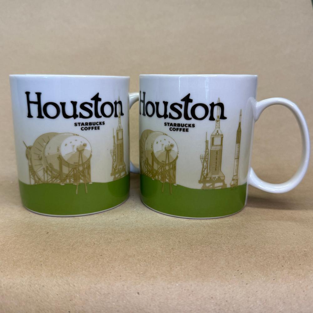 Starbucks Global Icon Houston Mugs Pair-2012