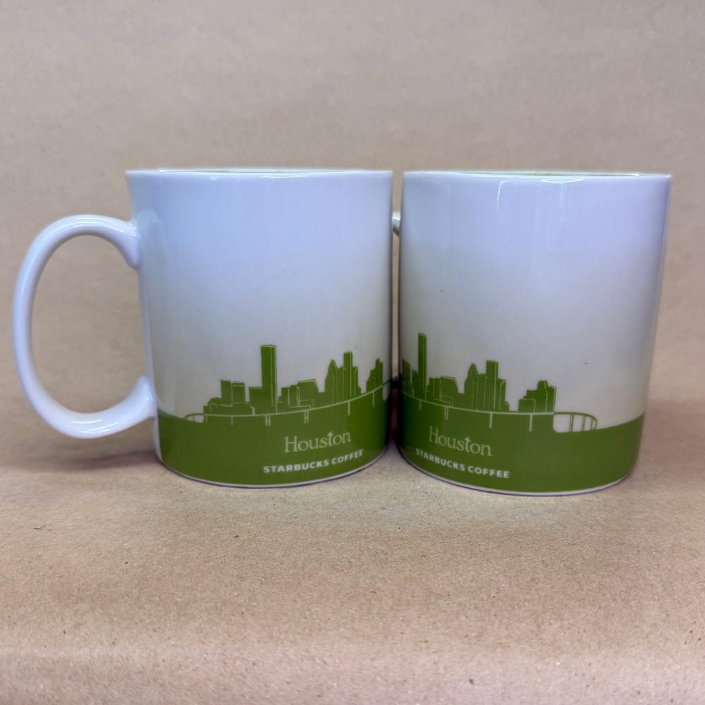 Starbucks Global Icon Houston Mugs Pair-2012