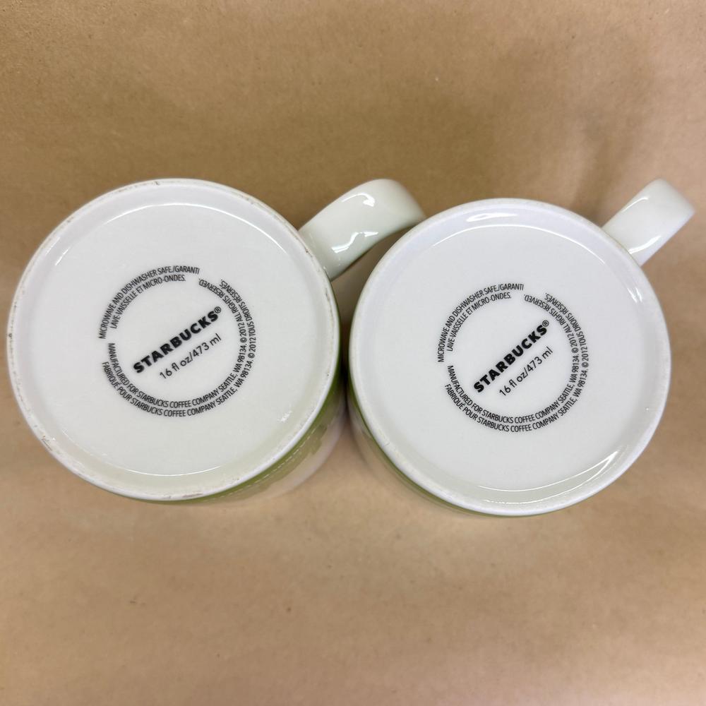 Starbucks Global Icon Houston Mugs Pair-2012