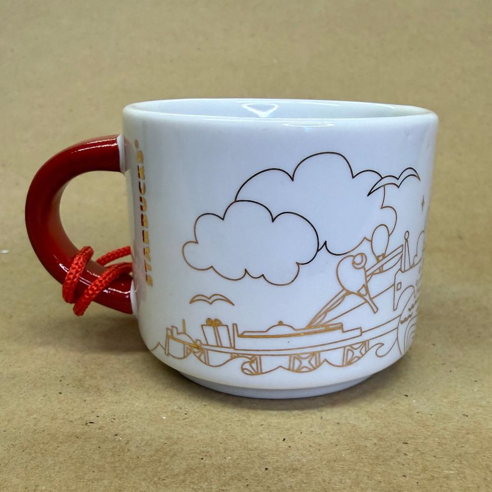 Starbucks You Are Here London Christmas Ornament Mug NIB-2018