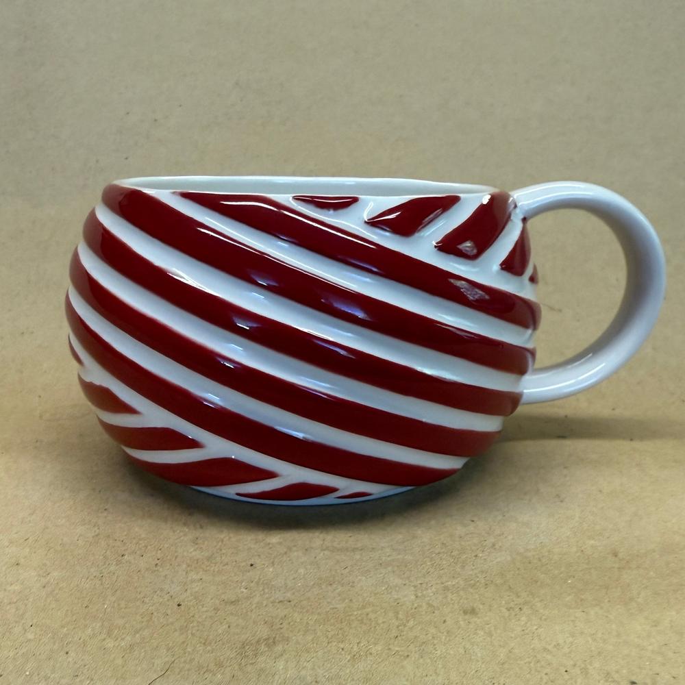 Starbucks Christmas Candy Cane Stripe Mug-2013
