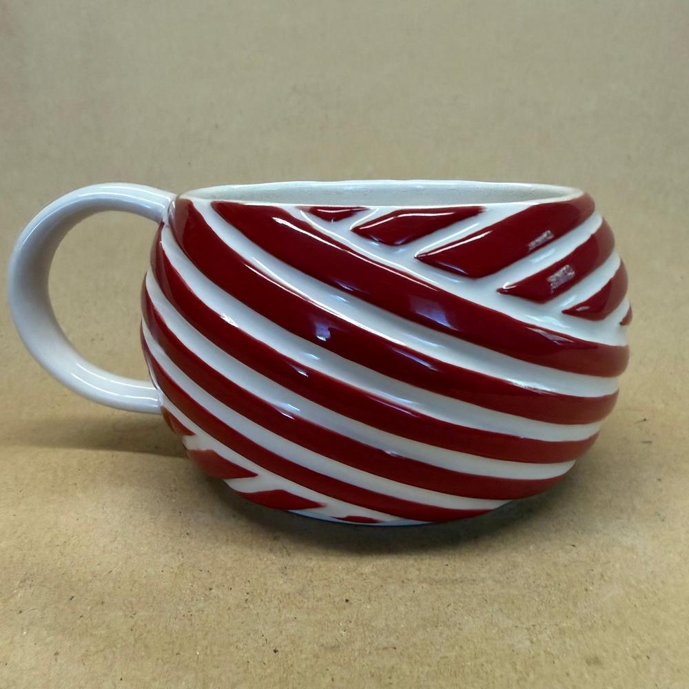 Starbucks Christmas Candy Cane Stripe Mug-2013