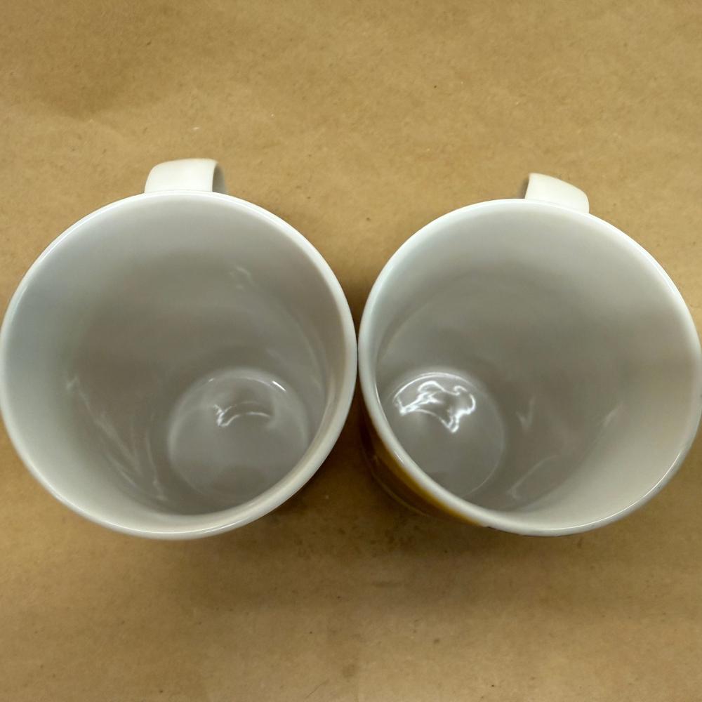 Teavana Tall Graphic Design Mugs-Pair 2014