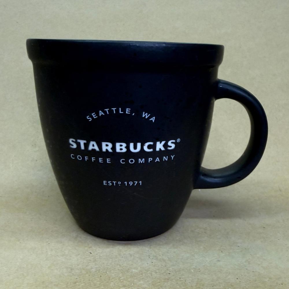 Starbucks Barista Matte Black Speckled Est. 1971 Mug-2016