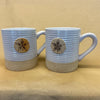 Cape Shore Sun Sand Sea Sand Dollar Beach Mugs-Pair