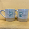 Cape Shore Sun Sand Sea Sand Dollar Beach Mugs-Pair