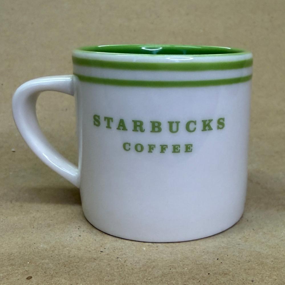 Starbucks Green Vintage Diner Ornament Mug-2004