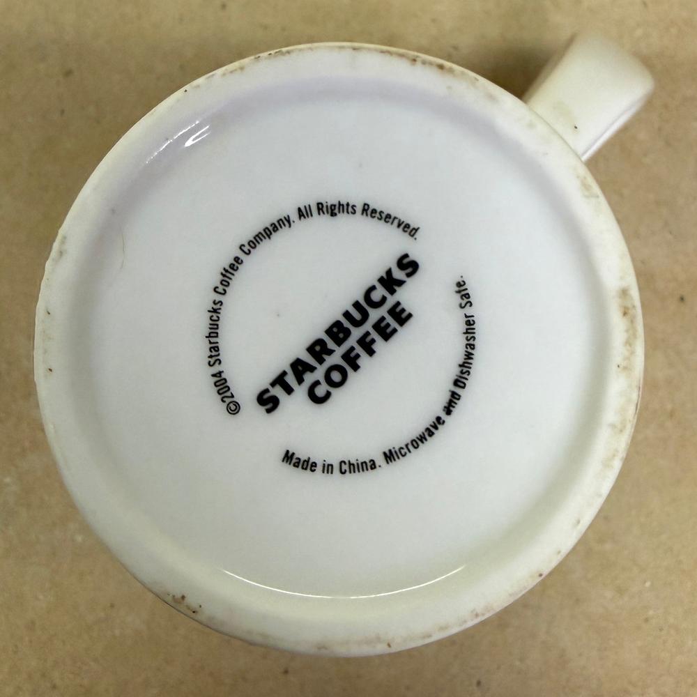 Starbucks Green Vintage Diner Ornament Mug-2004