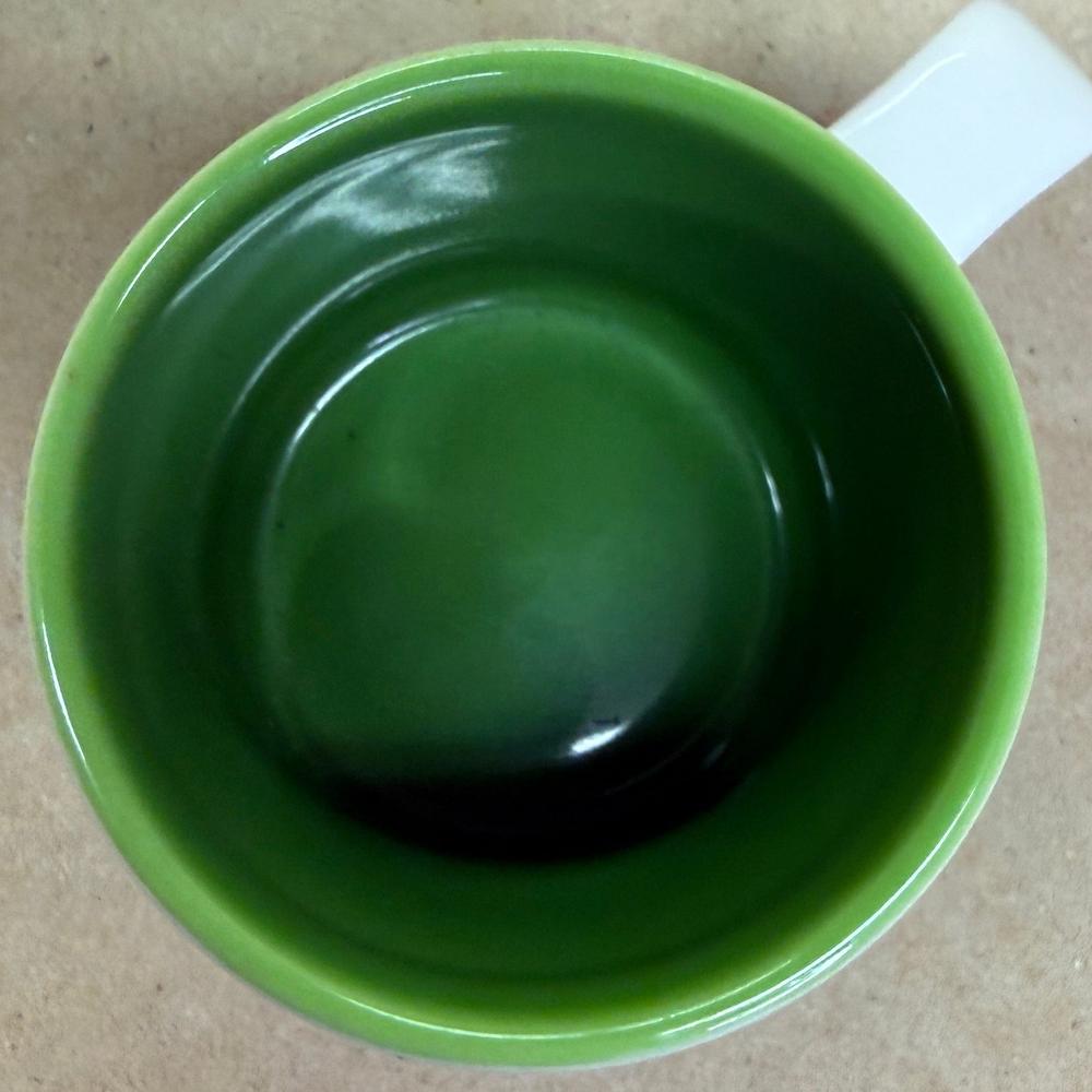 Starbucks Green Vintage Diner Ornament Mug-2004