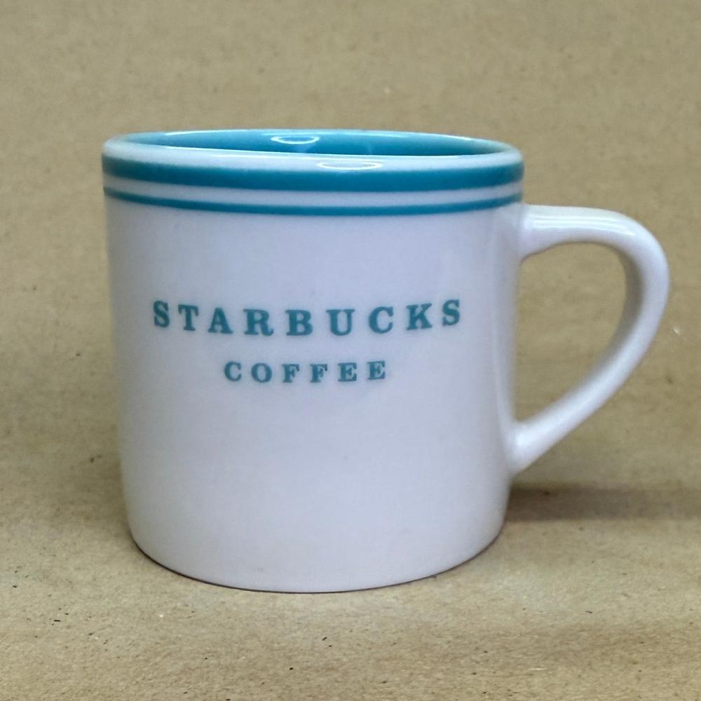 Starbucks Blue Vintage Diner Ornament Mug-2004